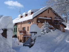 Picture of cottage Chata Artur, krkonose area, Czech Republic, in winter